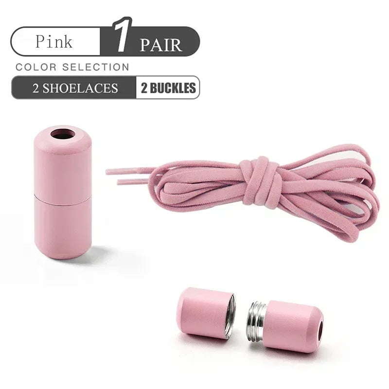 Elastic No Tie Shoelaces - Quick Slip-On Design Kids & Adults
