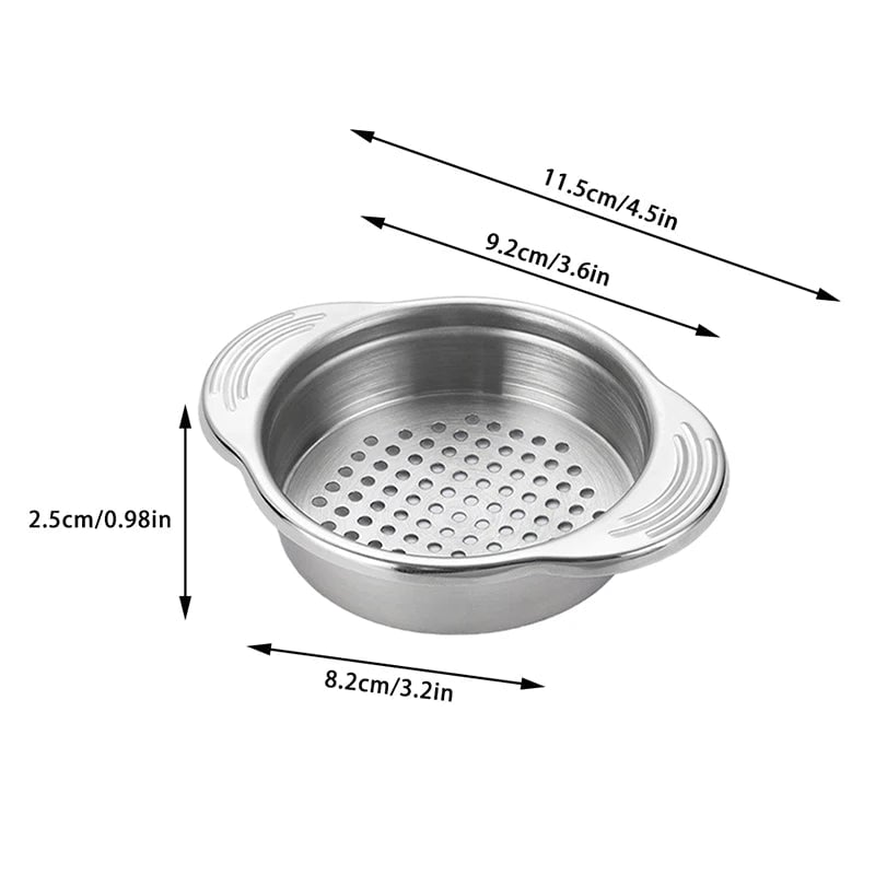 Stainless Steel Universal Can Strainer - Tuna Oil Drainer Colander
