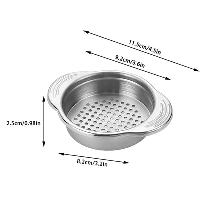 Stainless Steel Universal Can Strainer - Tuna Oil Drainer Colander