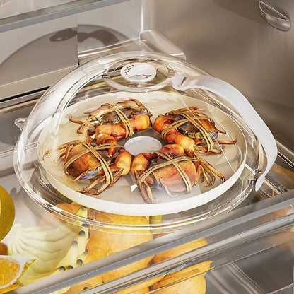 Heat Resistant Transparent Microwave Splash Cover Food Steam Guard