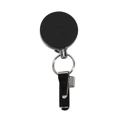 Retractable Steel Wire Pen Holder Anti-Loss Metal Clip Case 1-2pcs