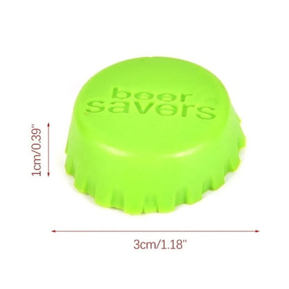 Reusable Silica Gel Beer Wine Bottle Cap Stopper - Airtight Seal