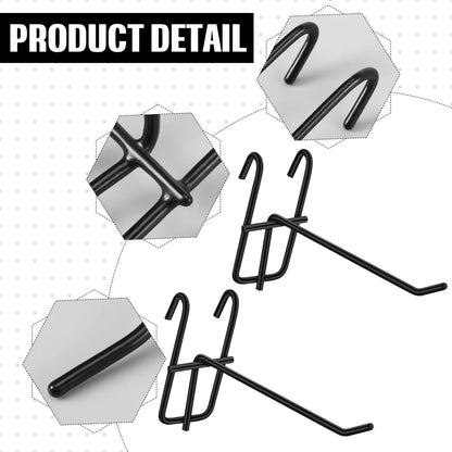 Heavy Duty Mesh Grid Display Hooks 5-50pcs Wall Mount Rack Set
