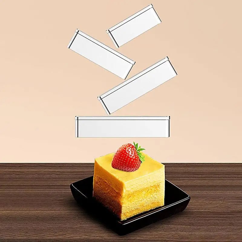 Square Cookie Cutter Set - Multi-Functional Baking Mold Kit