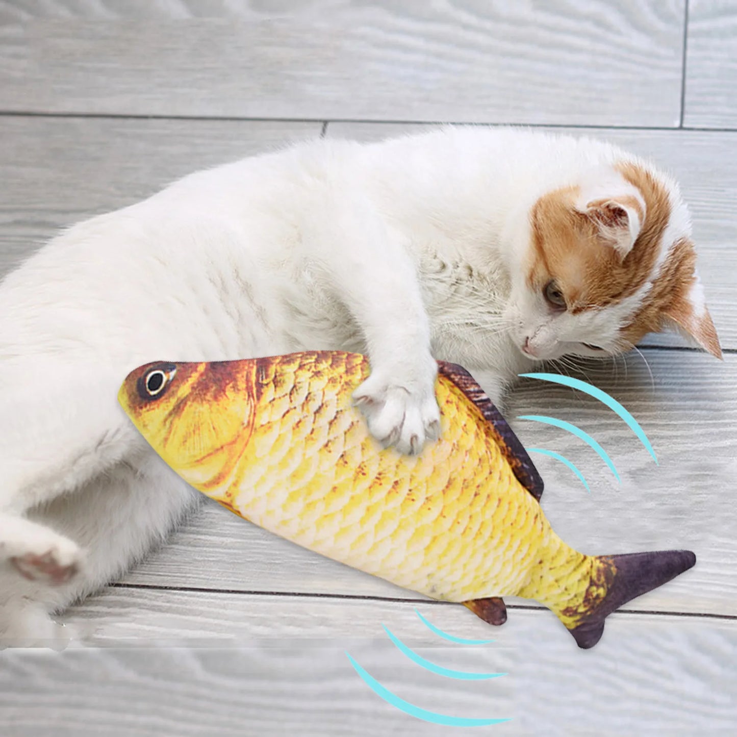 USB Rechargeable Interactive Fish Cat Toy - Realistic Floppy Motion