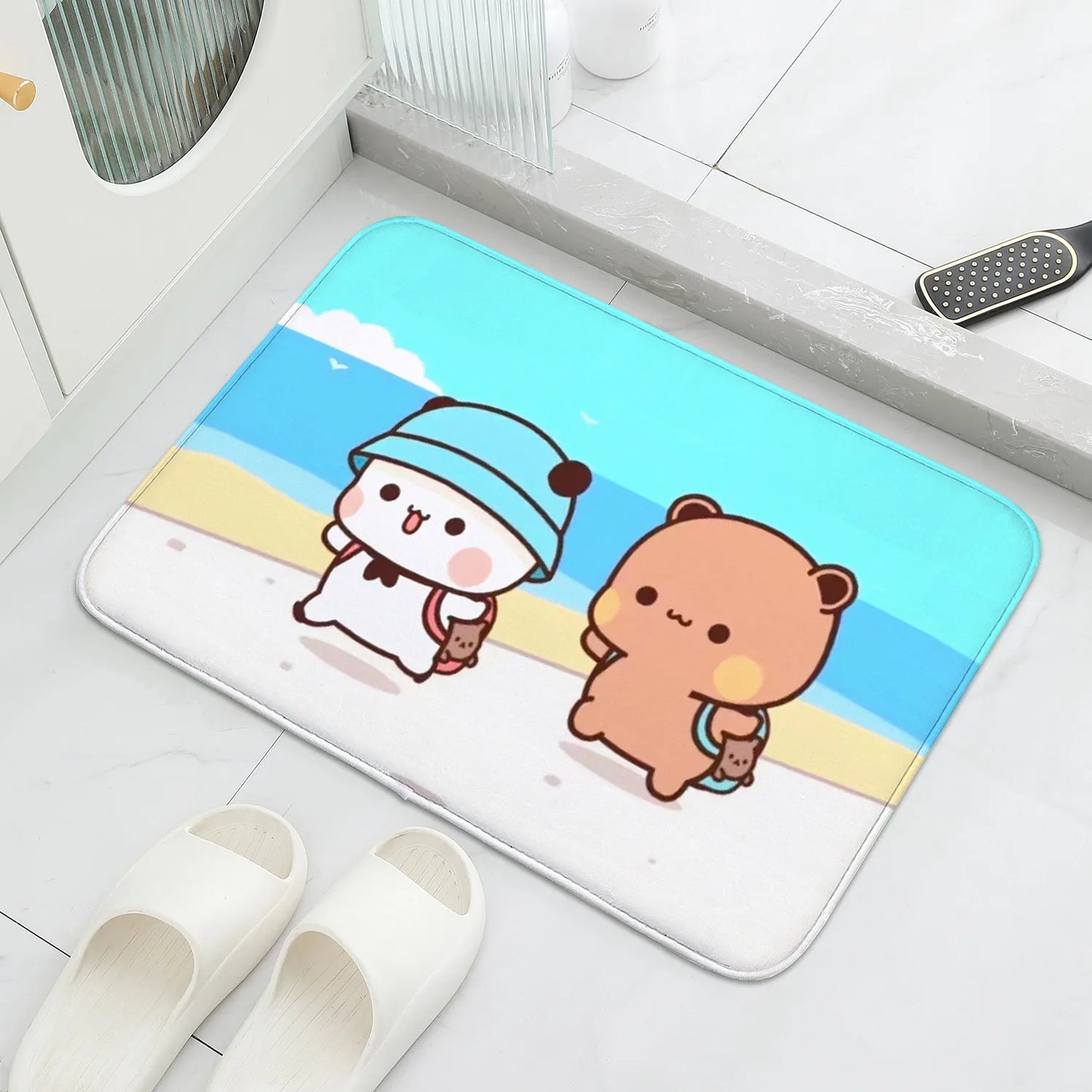 Bubu Dudu Non-Slip Cartoon Welcome Mat - Cute Entrance Doormat