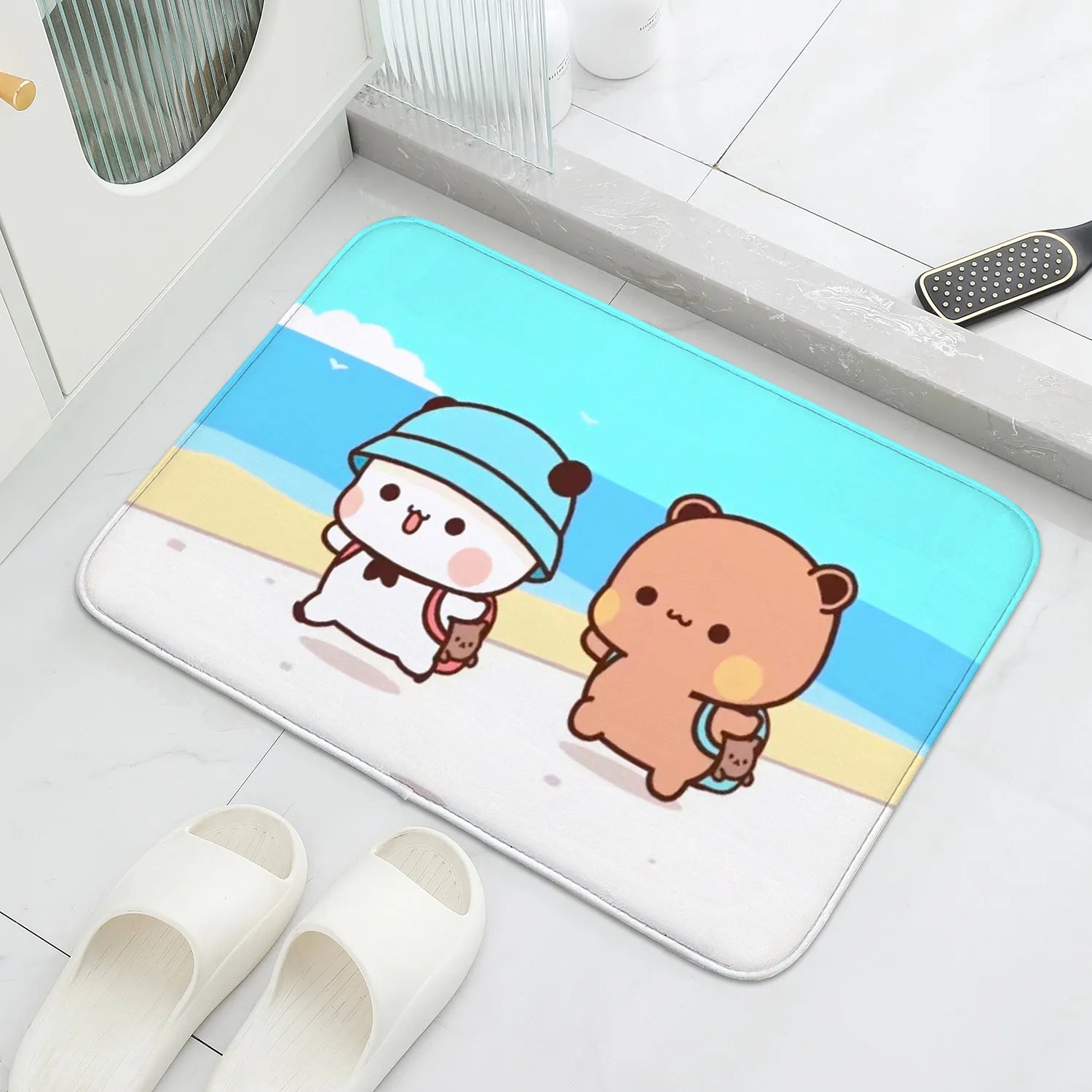 Bubu Dudu Non-Slip Cartoon Welcome Mat - Cute Entrance Doormat