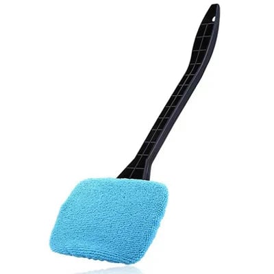 Car Window Cleaner Brush Kit Long Handle Windshield Interior Tool