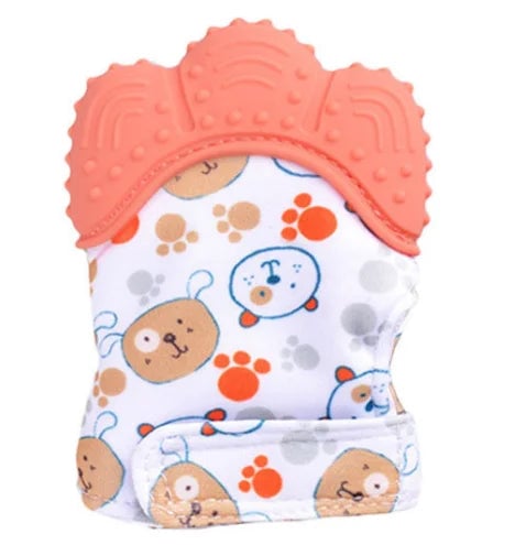 Food Grade Silicone Baby Teething Gloves Pain Relief Mittens