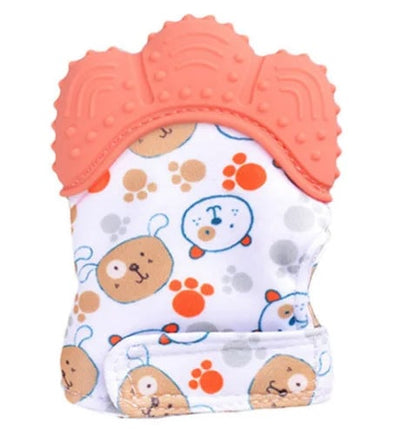 Food Grade Silicone Baby Teething Gloves Pain Relief Mittens