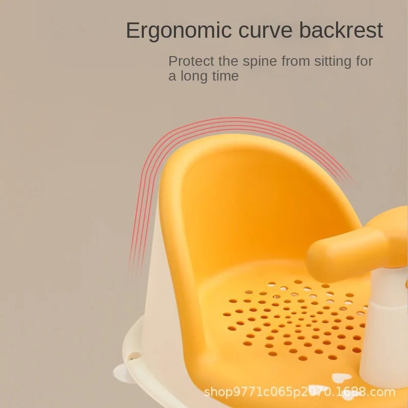 Portable Baby Shower Seat Stand - Adjustable Support for Newborns