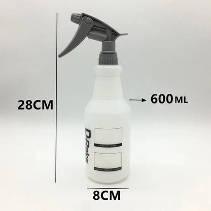600ML Acid Alkali Resistant Spray Bottle Refillable Atomizer
