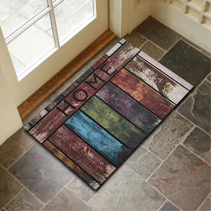 Diatom Mud Non-Slip Door Mat - Super Absorbent Geometric Bathroom Rug