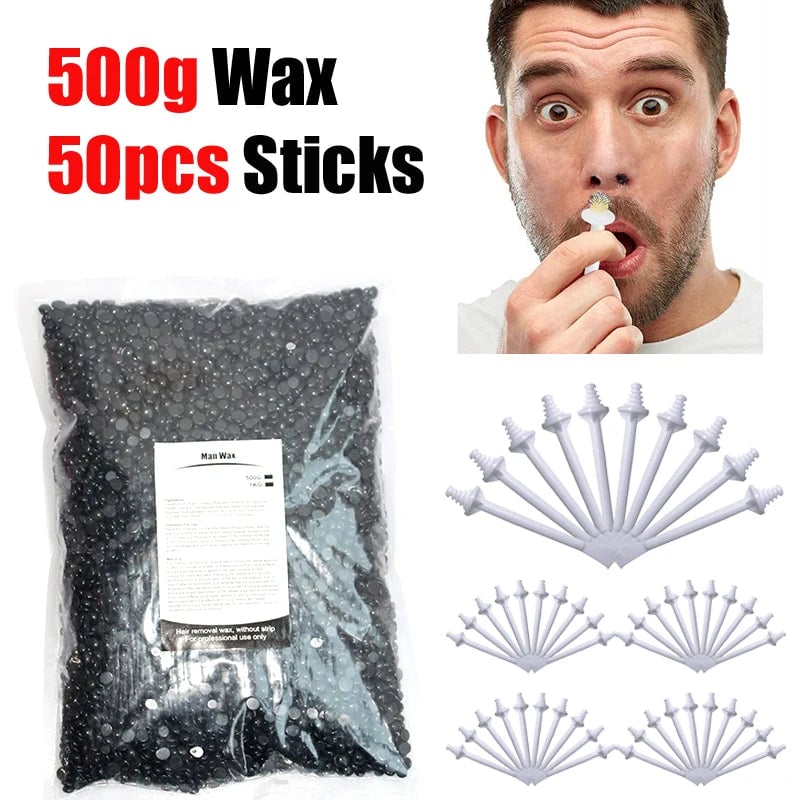 Portable Nose Wax Kit 50g-1005g Hair Removal Men Women Beauty