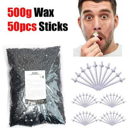 Portable Nose Wax Kit 50g-1005g Hair Removal Men Women Beauty