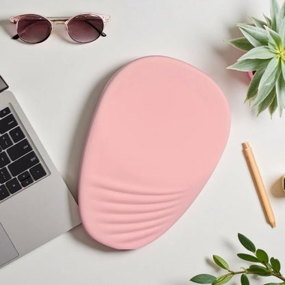 Ergonomic Memory Foam Wrist Rest Mouse Pad - Non-Slip Computer Support