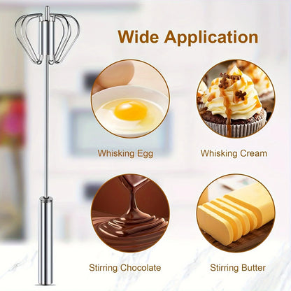 Stainless Steel Semi-Automatic Egg Beater Mixer for Baking