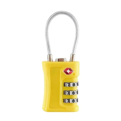 TSA 3-Digit Travel Lock - Zinc Alloy Luggage Security Lock