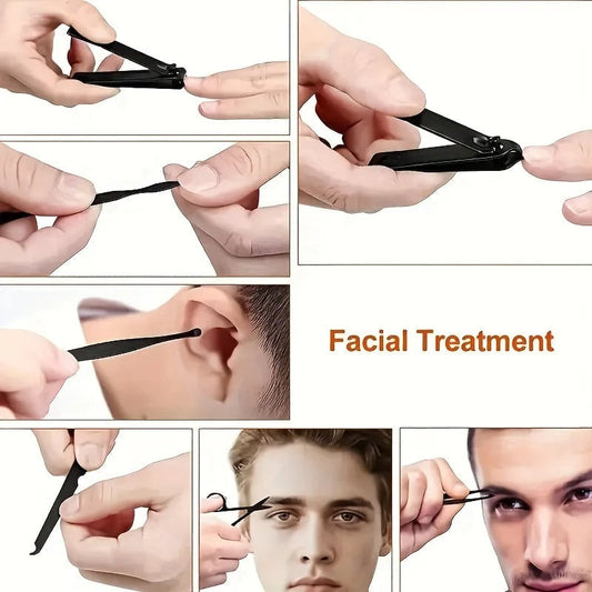 Professional Nail Clippers Kit 7-24pcs Ultra Sharp Fingernail Toenail