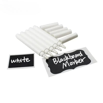 White Liquid Chalk Erasable Markers - Glass Window Blackboard Pens