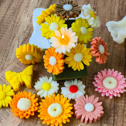 Handmade Daisy Sunflower Soap Plaster Diffuser Stone Mold DIY Kit