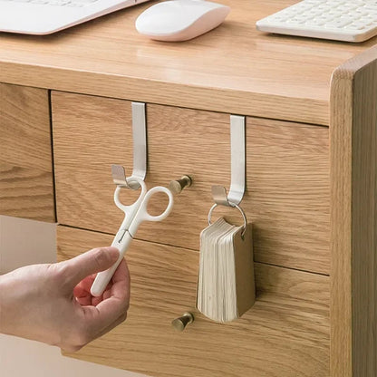 Multi Purpose Over Door Hooks - Kitchen Cabinet Storage Organizer