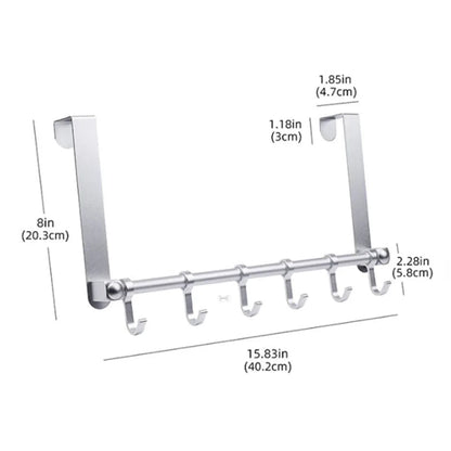 Premium Aluminum Door Hook - Matte Gold/Black/Silver Bathroom Robe