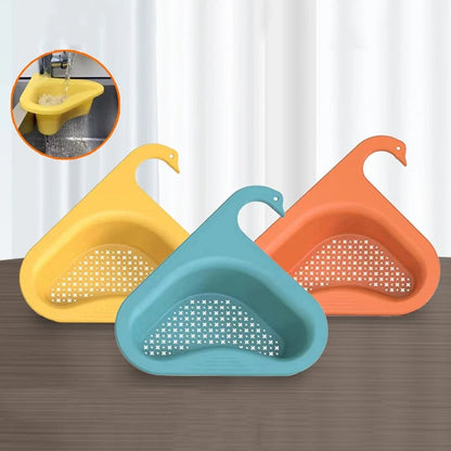 Swan-Shaped Kitchen Sink Drain Strainer Basket Food Catcher Filter