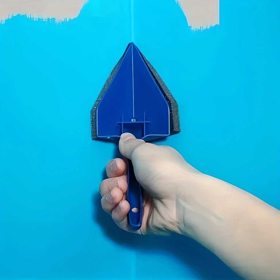 Triangle Paint Brush Plastic Handle - Corner Gap Painter Tool