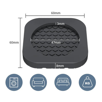 Universal Anti-Vibration Rubber Pads for Washing Machine Dampening