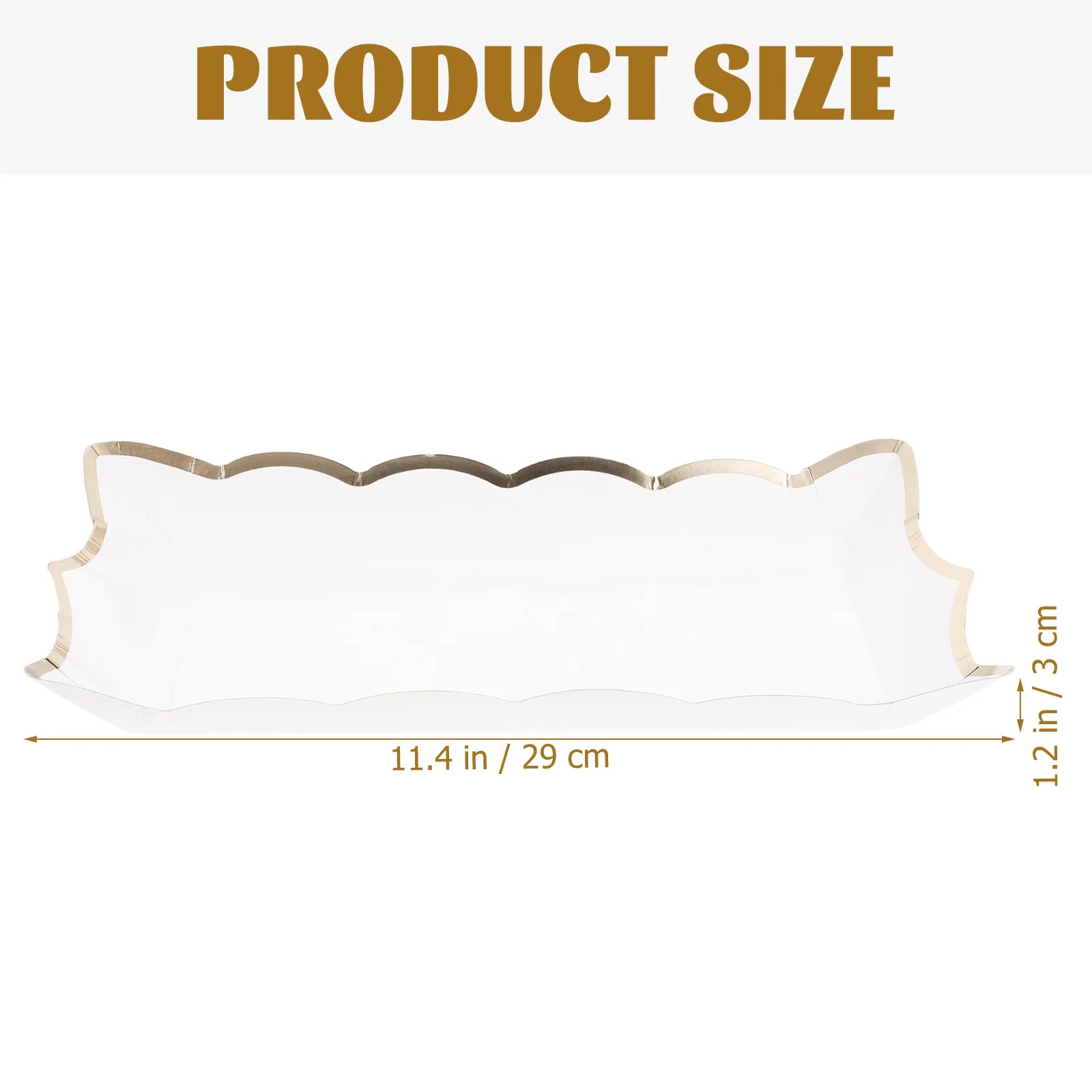4Pc Paper Lace Cake Pan Set - Disposable Fruit Tray Serving Platters