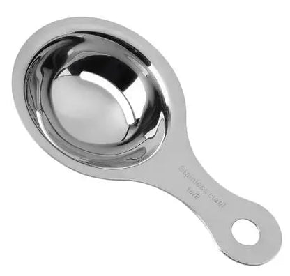 Stainless Steel Egg White Separator - Professional Yolk Filter