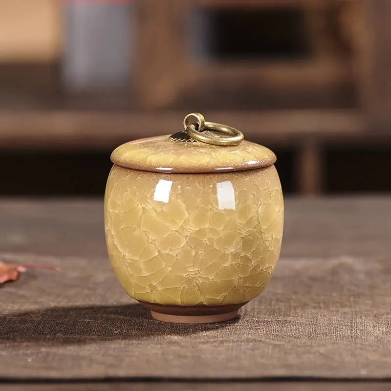 Portable Airtight Kitchen Storage Jar - Tea Coffee Sugar Container