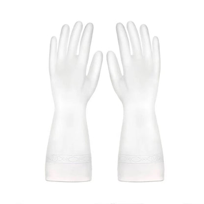 Waterproof Latex Rubber Cleaning Gloves - Kitchen Dishwashing