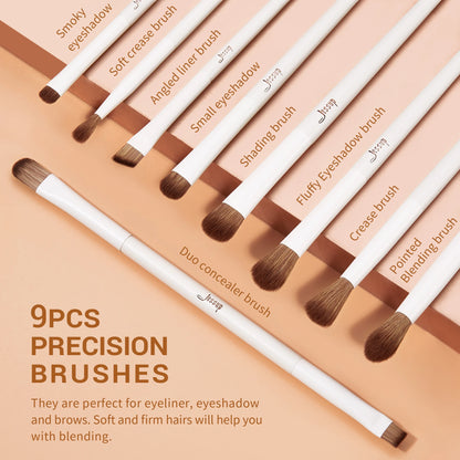 Jessup 14pc Synthetic Makeup Brush Set Foundation Contour Eyeshadow