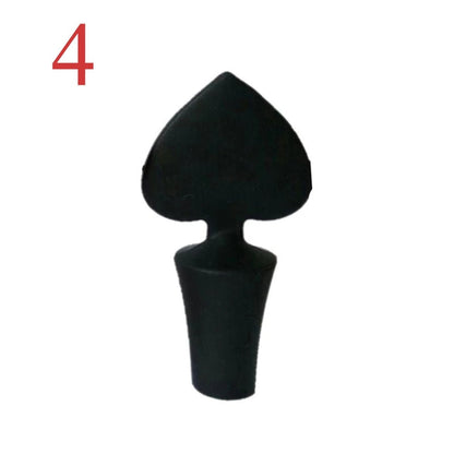 Silicone Wine Bottle Cork Stopper - Vacuum Sealed Bar Tool