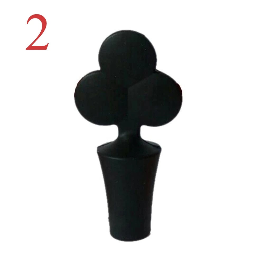 Silicone Wine Bottle Cork Stopper - Vacuum Sealed Bar Tool