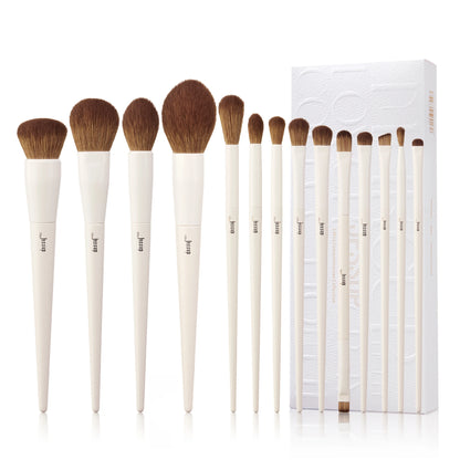 Jessup 14pc Synthetic Makeup Brush Set Foundation Contour Eyeshadow